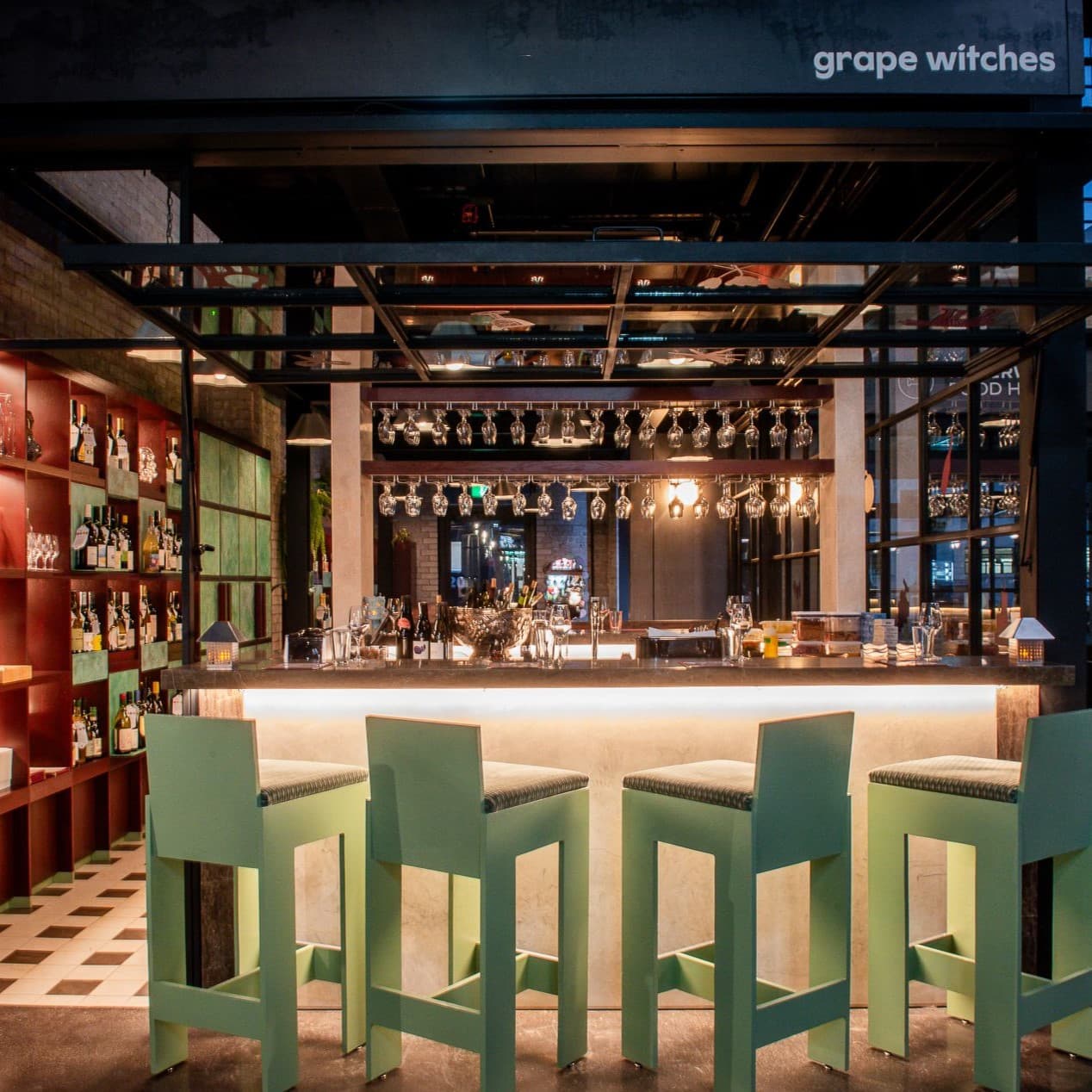 Grape Witches at Waterworks Food Hall