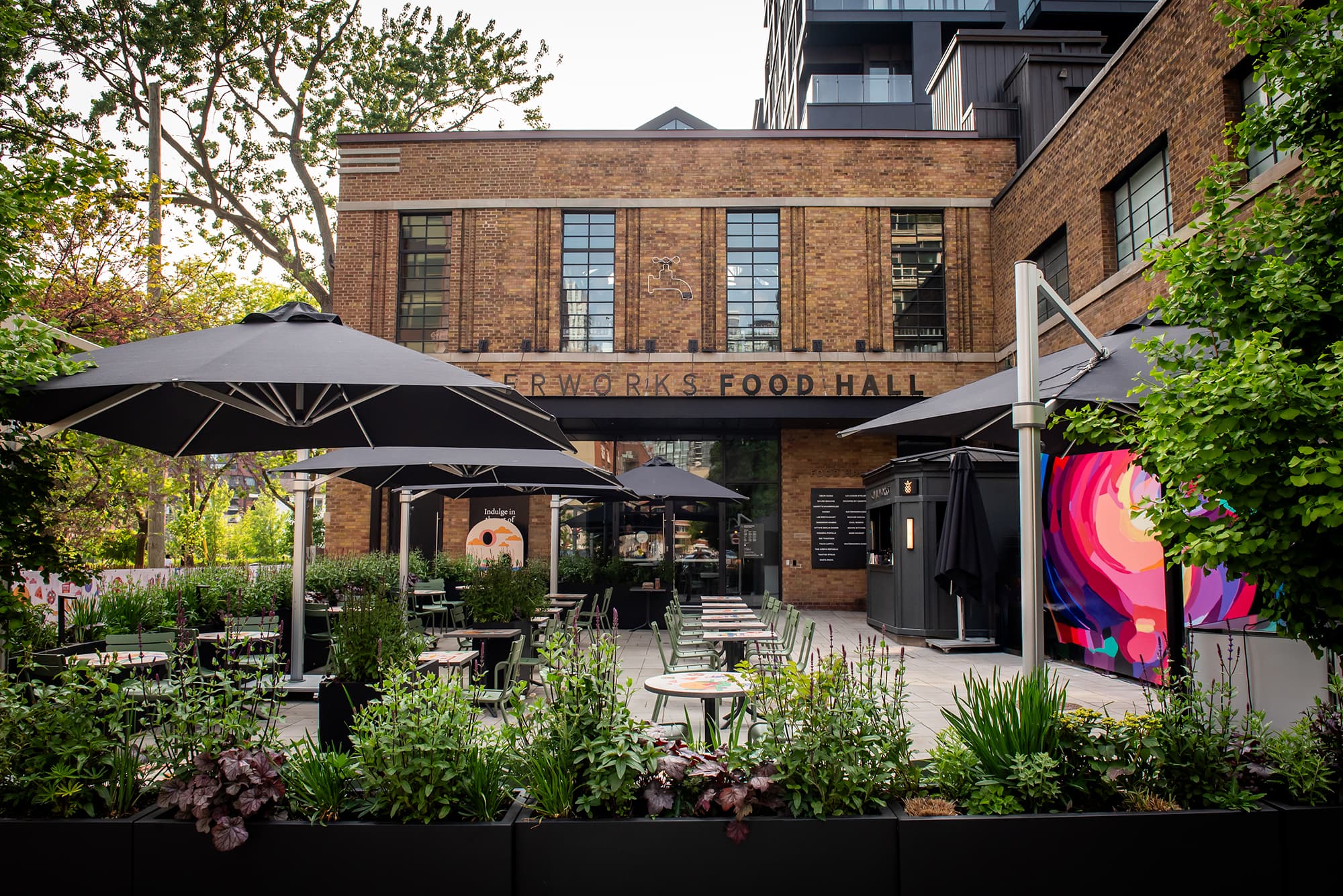 Waterworks Brant St. Patio